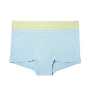 Victoria Secret Womens Size XXL Blue Green Panties Brief 2 Pack NEW